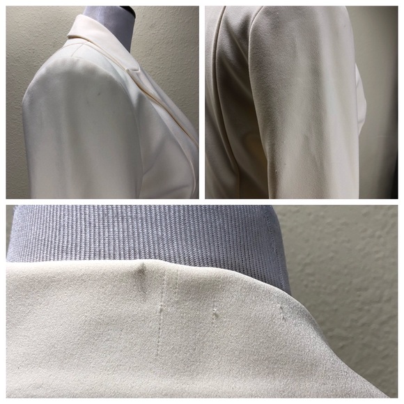 White House Black Market Cream Blazer - Picture 8 of 8